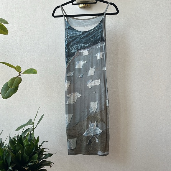 Paloma Wool x Riccardo Maria Chiacchio ‘ Maria ‘ Front Back Reversible Dress - Picture 9 of 10